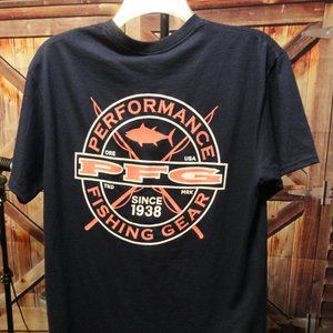 Columbia Preformance Fishing Gear Graphic T~NWT~EST 1938~Fishing Fan